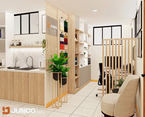 Cocina moderna por JUNCO